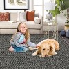 Modern Hallway Runner Rug, Washable Non-Slip Low Pile Carpet, Soft Stain-Resistant Faux Wool Rug for Kitchen, Bedroom - 4 of 4