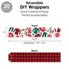 Big Dot of Happiness Christmas Pajamas - Holiday Plaid PJ Party Favors and Cupcake Kit - Fabulous Favor Party Pack - 100 Pieces - 3 of 4
