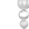 Northlight Glittered Shatterproof Commercial Finial Christmas Ornament - 22" - Silver - 3 of 4