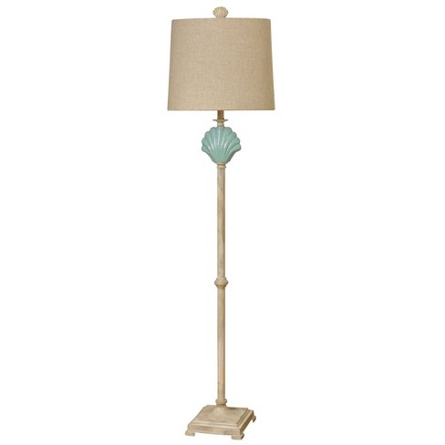 Teal blue hot sale floor lamp