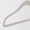 5pk Kids' Flocked Hangers White - Brightroom™ : Target