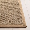 Natural Fiber Twill Plain Seagrass NF111 Indoor Rugs - Safavieh - 3 of 4