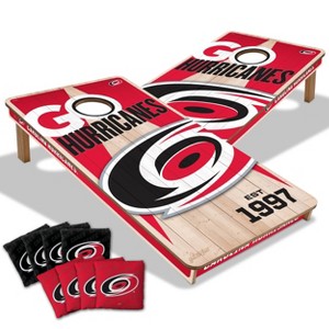 NHL Carolina Hurricanes 2'x4' Wood Toss Game Set - 1 of 4