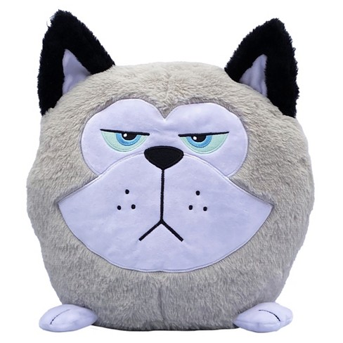 Hangry Petz: Cooper Husky - 12" Grey & White Animal Plush - image 1 of 4