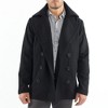 Alpine Swiss Mason Mens Wool Blend Classic Pea Coat Jacket - 3 of 4