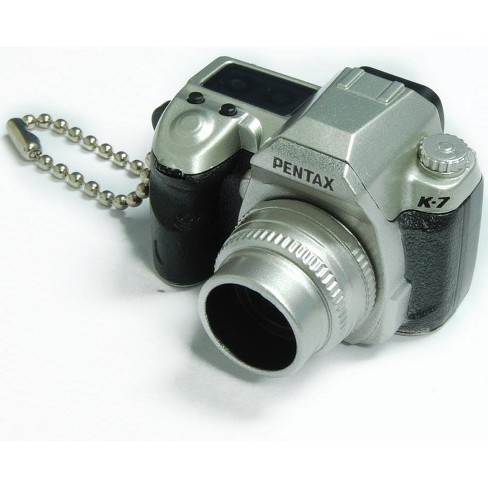 Takara Pentax Capsule Mini Camera Keychain K-7 Limited Silver Camera