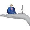 Old World Christmas Blown Glass Ornament for Christmas Tree, Chicago Cubs Baseball Cap (with OWC Gift Box) - 3 of 3