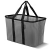 CleverMade Collapsible 3pk 30L EcoBasket Tote Shadow Gray/Midnight Black - 2 of 4