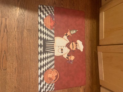 Chef Kitchen Rugs and Mats Chef Mats for Kitchen Floor Non Slip Kitchen Rug  Mat Set of 2 Fat Chef Kitchen Decor