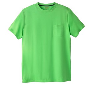 Boulder Creek by KingSize  Heavyweight Longer-Length Pocket Crewneck T-Shirt - 1 of 4