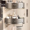 Paaaawaters Bathroom storage rack - no drilling required. Toilet triangle shower enclosure. Toilet storage. Wall-mounted toilet room - 4 of 4
