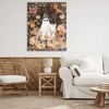Stupell Industries Ghost in Floral Pumpkin Patch Canvas Art - 3 of 4