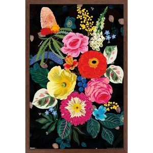 Trends International Jo Jimenez - Floral Vibration Framed Wall Poster Prints - 1 of 4