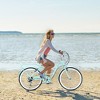 24Inch Women Beach Cruiser Bike, 7 Speed Hybrid Bike Commuter Bicycle With Front And Rear Double V Brakes, Steel Frame City Commuter Bikes For Cycling - 4 of 4