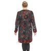 Plus Size Paisley Floral Embroidered Sweater Dress - 3 of 4