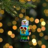 Northlight 4.75" Multi-Colored Glass Robot Christmas Ornament - 2 of 4