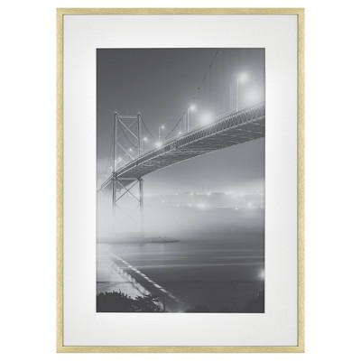 Thin Metal Matted Gallery Frame Gold - Threshold™