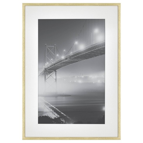 Download 15 X 21 Matted To 11 X 17 Thin Metal Gallery Frame Brass Project 62 Target