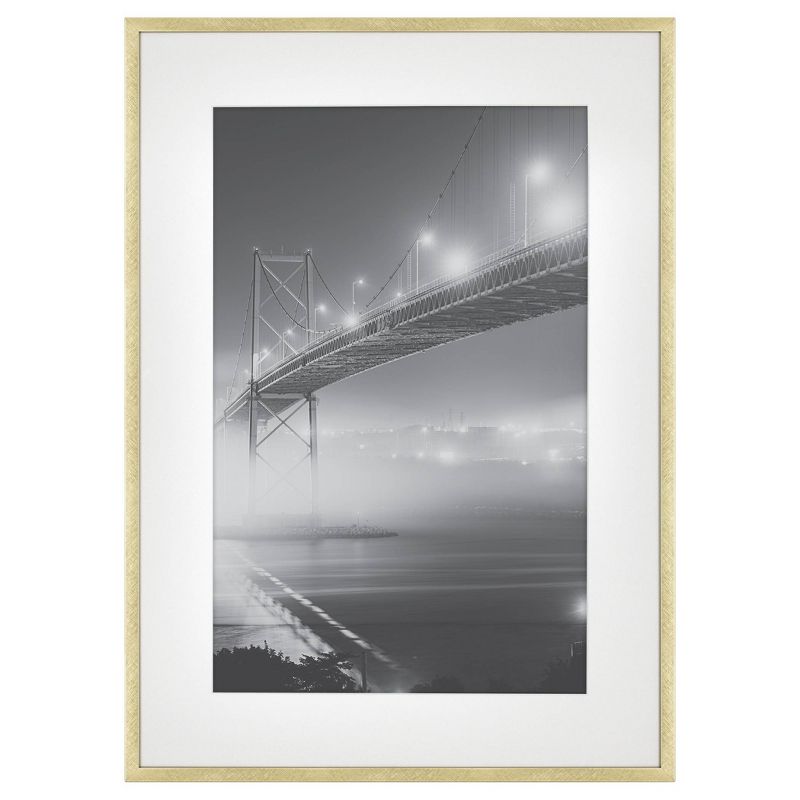 Thin Metal Matted Gallery Frame Gold - Threshold™, 1 of 13