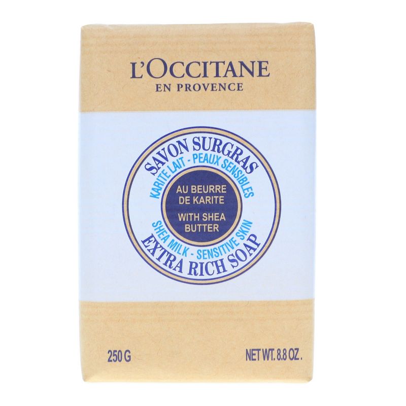 L'Occitane Shea Milk Sensitive Skin Bar Soap 8.8 oz, 1 of 9
