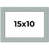 PosterPalooza | Photo Size Refined Blue Picture Frame - UV Acrylic, Foam Board Backing, Hanging Hardware - 2 of 4