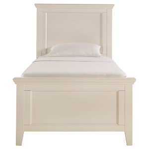 Balbo Wood Panelled Bed Twin -White Inspire Q
