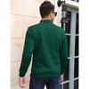 Men's Casual Henley Pullover Sweater Slim Fit Knitted Thermal Fleece Polo Sweatshirt - 3 of 4