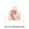 Unique Bargains Christmas Aprons Christmas Stockings Linen Red Yellow Blue Green Beige White 21.65"x26.77" 1 Pcs - 3 of 4