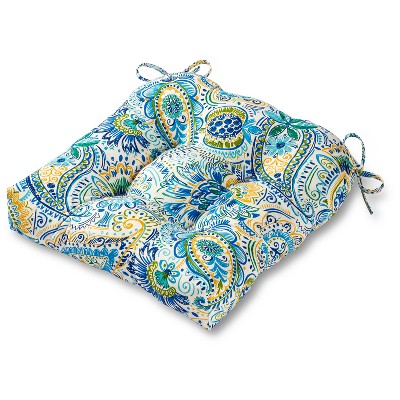 Baltic Paisley Outdoor Seat Cushion - Kensington Garden