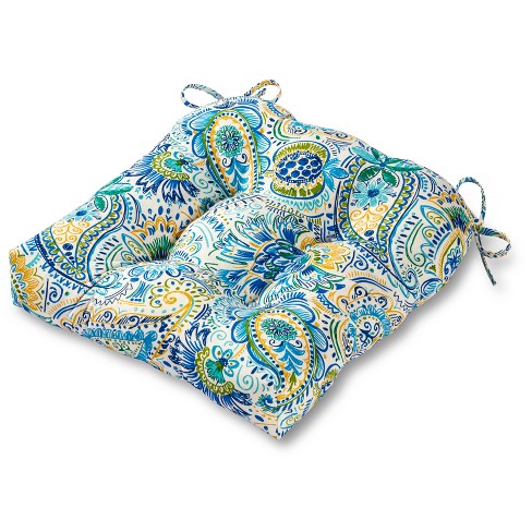 Kensington Garden 2pc 20x20 Solid Outdoor Chair Cushions Kiwi : Target