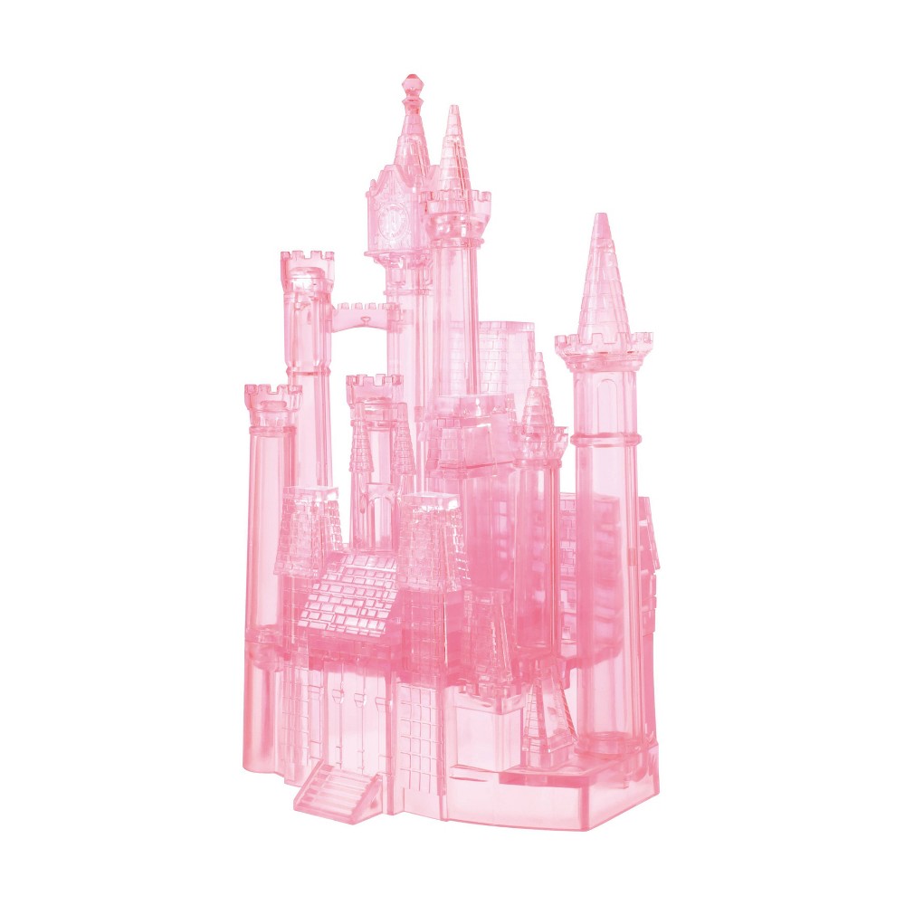 Photos - Jigsaw Puzzle / Mosaic Bepuzzled Disney Pink Cinderella's Castle 3D Crystal Puzzle 71pc