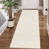 Washable Area Rug Soft Rugs for Living Room Modern Striped Non Slip Rug Geometric Checkered Foldable Print Mat - 2 of 4