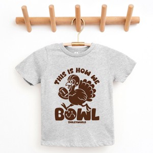 SmileyWorld This Is How We Bowl Turkey - Youth Short Sleeve Graphic T-Shirt and Toddler Short Sleeve Graphic T-Shirt - 1 of 4