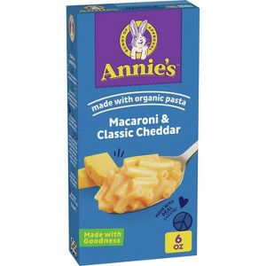 Annie's Classic Cheddar Macaroni and Cheese with Organic Pasta, 6 oz (Pack of 4) - 1 of 1