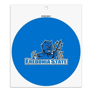 Fredonia State University Primary Logo Automotive Car Refrigerator Locker Vinyl Circle Magnet - 1 of 4