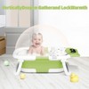 BabyBond Collapsible Baby Bathtub for Infants and Toddlers with Thermometer& 1 Soft Floating Cushion Portable Travel Baby Tub - 2 of 4