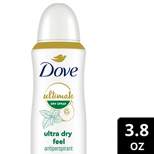 Dove Beauty Ultimate 72-Hour Ultra Dry Feel Dry Spray - Cucumber Water & Mint - 3.8oz