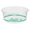 StalkMarket 12 oz Round Deli Container Clear Stalk Market Compostable PLA - Pack of 50 - 2 of 3
