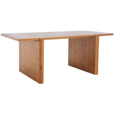 Truman Brown Rectangular Wood Cocktail Table with Storage