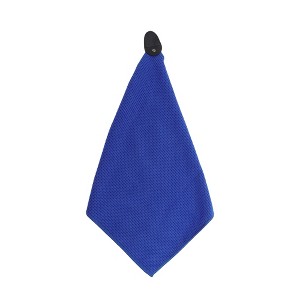 Unique Bargains Soft Waffle Pattern Golf Towel 1 Pc - 1 of 4