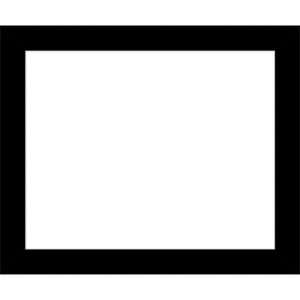 Amanti Art Basic Black Framed Dry Erase Magnetic Board - 1 of 4