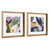 16"x16" Calter Myriam's Garden Framed Print Art Set by Myriam Van Neste Gold - Kate and Laurel: Scandinavian Style, Vertical Display - 2 of 4
