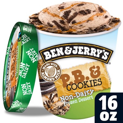 Ben & Jerry's Vegan Ice Cream P.B. & Cookies Frozen Dessert - 16oz
