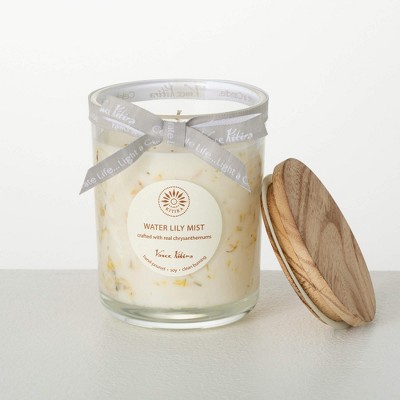 Vance Kitira Water Lily Mist Scented Soy Wax 5.25" Jar Candle
