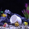 Unique Bargains Ceramic Aquarium Hideaway Rock Cave Fish Tank Decoration White 3.19"x3.11" - image 3 of 4