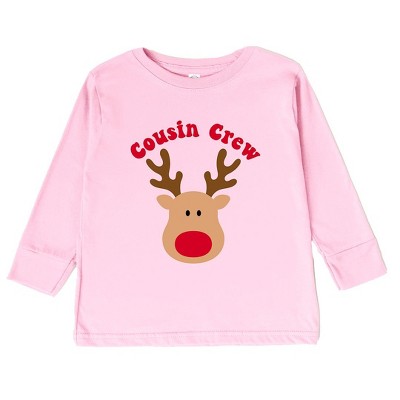 The Juniper Shop Cousin Crew Reindeer Toddler Long Sleeve Tee