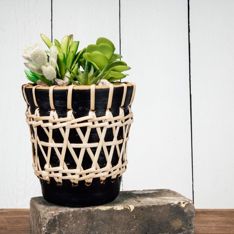Rattan Woven Planter - Foreside Home and Garden, 3 of 9