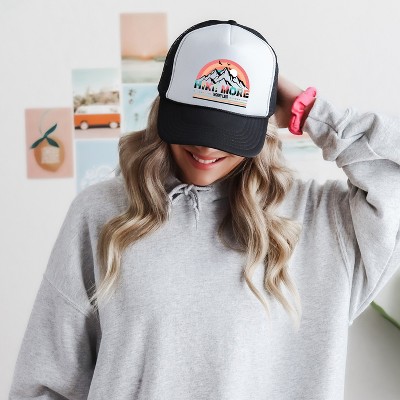 Simply Sage Market Hike More Worry Less Colorful Adult Foam Trucker Hat