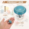 Unique Bargains Ceramic Round Drawer Dresser Closet Cabinet Knobs 2 Pcs - 2 of 4