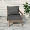 WestinTrends  Avalon Outdoor Patio HDPE Right Arm Facing Sectional Corner Club Chair with Patio Cushions - 2 of 4